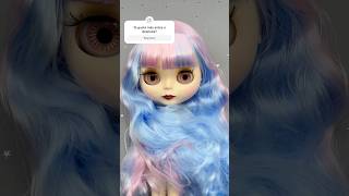 Mi muñeca antes y después de ser personalizada 🦋🩷 blythecustom doll muñecas kawaii cute [upl. by Nivar573]