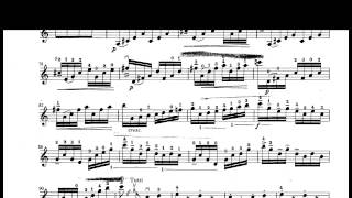 Vivaldi Concerto in A Minor third movement violin sheet music [upl. by Garwin493]