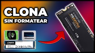 CLONAR SSD sin formatear  reinstalar WINDOWS desde CUALQUIER DISCO DURO ¡FÁCIL [upl. by Breech]