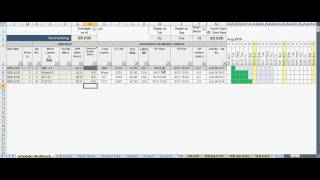Scheduler123 Part A  Excelbased Production Scheduling System [upl. by Oster]