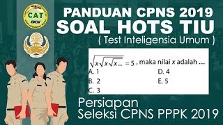 Soal dan Pembahasan TIU HOTS CPNS 2019  Persiapan Test CPNS PPPK 2019 2 [upl. by Airotna942]