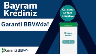 Bayram Krediniz Garanti BBVA’da [upl. by Chastity]