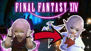 FFXIV  Lalafell transitions 💉💊 to become a CVNTY WHITE MAGE 🍑 ⭐️✨🍃 [upl. by Viki402]