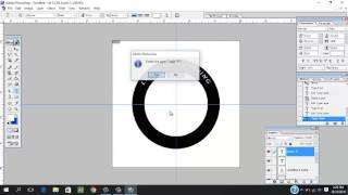 How to make Round Logo in Photoshop 70 [upl. by Einaej]