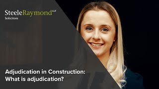 What is adjudication in construction [upl. by Bron]