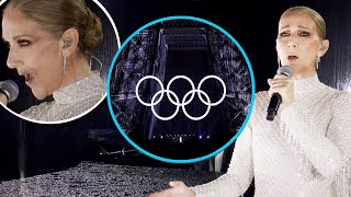 CELINE DIONs EPIC Return on Stage Paris Olympics 2024 [upl. by Nyltyak]