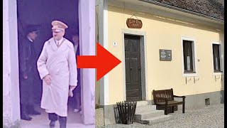 Hitler Visits His Past  Austrian Childhood Homes [upl. by Crescin]