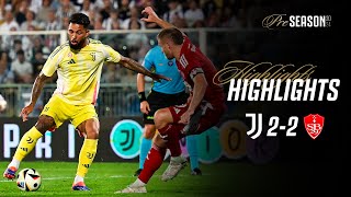 HIGHLIGHTS  JUVENTUS 22 BREST  Preseason Friendly [upl. by Enilrek]