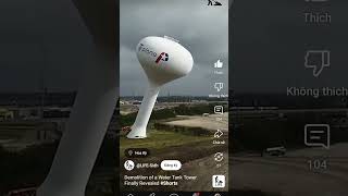 Plano water tower Demolition [upl. by Einnos679]