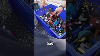 90er Spielzeug Kiste auf dem Flohmarkt 🔥 turtles powerrangers flohmarkt [upl. by Amsirac]