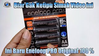 Baterai isi ulang Eneloop PRO AA Original tahun 2022 Test and Review [upl. by Niroht]