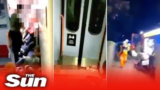 Salisbury train crash  Vid inside carriage Exclusive [upl. by Fabio]