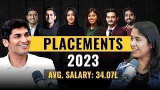 Deep Dive Into Placements 2023  Average Salary 3407 LPA [upl. by Weston]