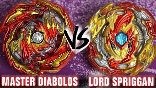 DUALSPIN SHOWDOWN  Master Diabolos Gn VS Lord Spriggan BlDm  Beyblade Burst GTRise [upl. by Pardoes]