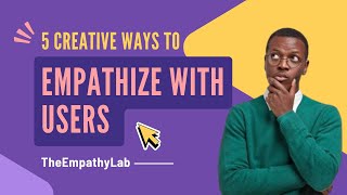 5 Creative Ways to Empathize with Users  Created with invideo AI [upl. by Eicyal]