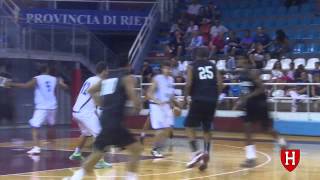 Highlights Harvard Mens Basketball vs Rieti [upl. by Elletnahc]