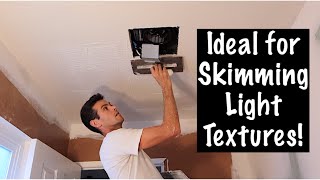 The Easiest Way to SKIM COAT A CEILING [upl. by Liahcim984]