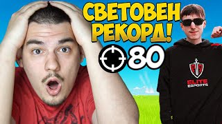 РЕАГИРАМ НА ПЪРВАТА В ИСТОРИЯТА ИГРА С 80 КИЛА ВЪВ FORTNITE [upl. by Naoh694]