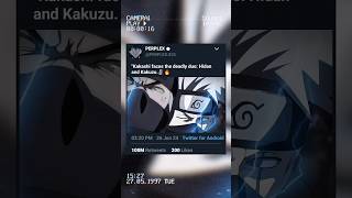 Kakashi vs Hidan and Kakuzu☠️⚡naruto kakashi hidan kakuzu anime [upl. by Ais]