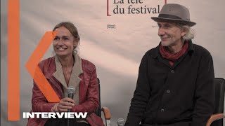 INTERVIEW  Sandrine BONNAIRE et Erik TRUFFAZ un duo inédit sur le Festival du journal intime [upl. by Stoneman]