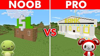 Minecraft NOOB vs PRO MOST SAFEST VAULT BUILD CHALLENGE [upl. by Meghan648]