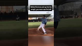 You never see the ball ⚾️🔥 shortsviral ilovebaseball baseball mlb pitching strikeout mlbbro [upl. by Padget]