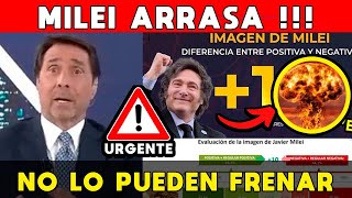 MILEI ARRASA ENCUESTAS 🚨 MEGA BOMBA QUEDÓ IMPACTADO FEINMANN NO LO PUEDEN FRENAR Y SUBE SIN PARAR [upl. by Ynoep]