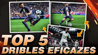 FIFA 23  💥 TOP 5 DRIBLES FÁCEIS E EFICAZES FIFA 23 😍😱  LINKER [upl. by Hirsch]