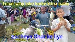 Local sabji bikri karke kitna paisa  bachaya Ghar ke liye  Sameer Rai vlogs [upl. by Maynard]