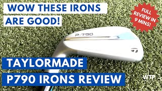 TAYLORMADE P790 Irons Review 2022  Wow These Irons Are Good [upl. by Emarie]