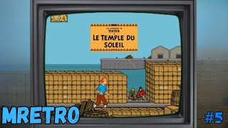 Tintin  le temple du soleil 5 sur super nintendo Emission Mretro [upl. by Enomes]