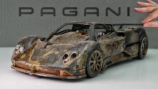 Restoration Abandoned Pagani Zonda F  Restoration of extreme sports car Pagani Zonda F [upl. by Cathe]