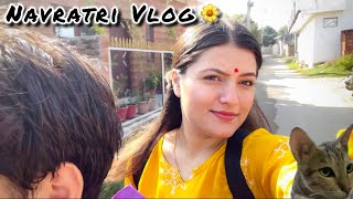 Navratri vlog🌼 2024🍁 sabhi ne mil k bhaut enjoy kiya😋 [upl. by Alleusnoc]