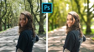 How To Blur Background In Photoshop  Photoshop Tutorial [upl. by Aytnahs]