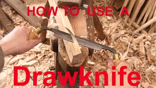 How to use a drawknife [upl. by Jourdain242]