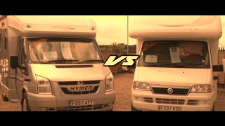 Practical Motorhome reviews a 2007 Hymer T Class CL and a 2007 Bessacarr Elegance E795 [upl. by Jaquenetta]