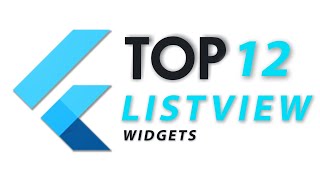 TOP 12 ListView Widgets  Flutter Tutorial [upl. by Adidnere]