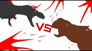 UQF  Albertosaurus vs Pachyrhinosaurus [upl. by Nesnah]