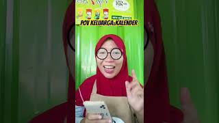 KELUARGAKALENDER❗🤣👀shortvideo funny youtubeshorts mamaarsyita [upl. by Ahsla]