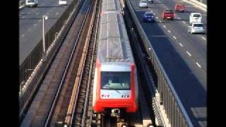 Sonidos de los trenes del Metro de Santiago [upl. by Enid]