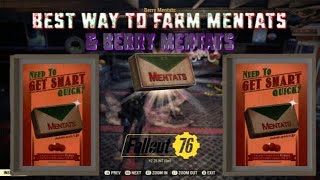 Best way to farm mentats in Fallout 76 [upl. by Assir]