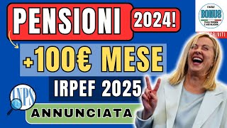 Novità Pensioni 2024 Riforma IRPEF in arrivo e Delusioni sui Cedolini  Aggiornamenti Previdenziali [upl. by Caplan]