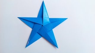 Пятиконечная Звездочка оригами The fivepointed asterisk origami [upl. by Ticon195]