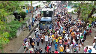 OPENING OF CARNIVAL 2024 in MAHAUT DOMINICA FROM SKY  SIGNAL BAND  AERIAL DOMINICA [upl. by Lona]