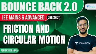 Friction and Circular Motion  One Shot  BounceBack20  JEE Physics  Abhilash Sharma [upl. by Cormack]