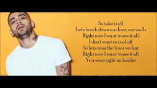 ZAYN  Bordersz Lyrics [upl. by Aihsal677]