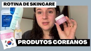 Rotina de Skincare  Comprinhas de Produtos Coreanos na Olive Young [upl. by Ocramed]