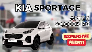 Kia Sportage After 20000kms  Maintenance Issues  Expensive or Affordable  Car Vlog [upl. by Dumm]