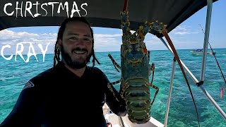 Xmas🎄Seafood Feast PT3  Spearfishing🦞Catch amp Cook Popcorn Cray [upl. by Nepean]