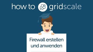 Firewall erstellen  How to gridscale [upl. by Stanislas748]